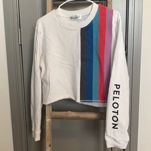 Peloton Stripe Crew Sweatshirt